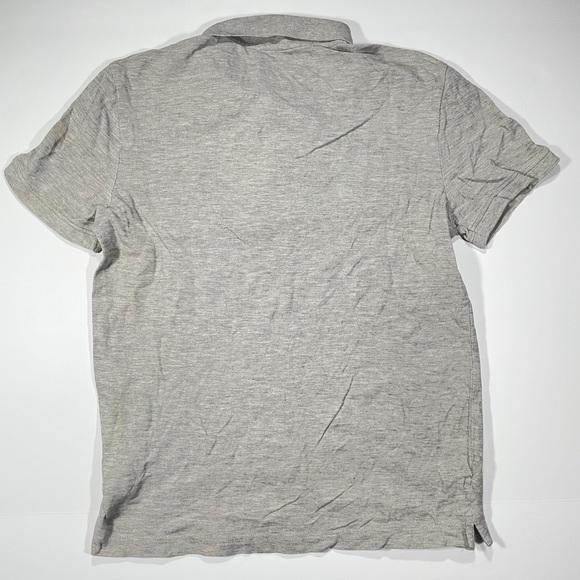 H&M L.O.G.G.® Men’s Gray Business Casual Polo Short Sleeve T-Shirt - Size Medium - Picture 2 of 7